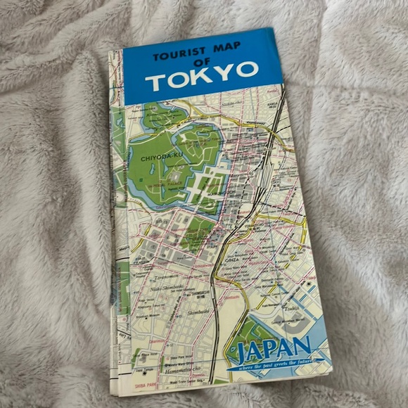 Wall decor vintage tourist map of japan poshmark